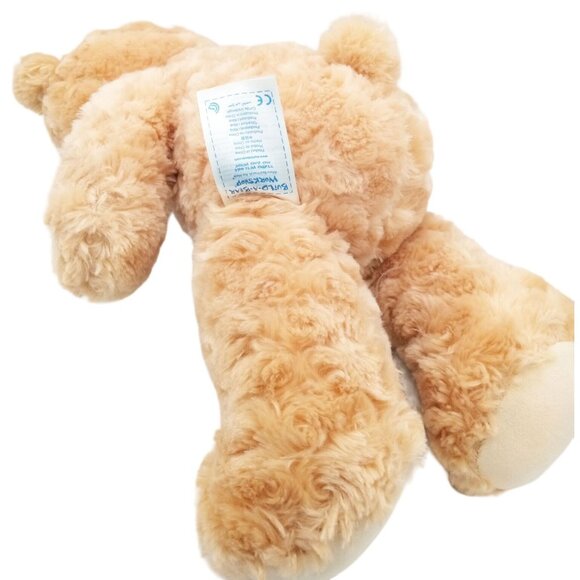 Honey Brown Teddy Build a Bear Stuffed Animal Plush Dark Brown Eyes 15" Soft Toy - Picture 14 of 15